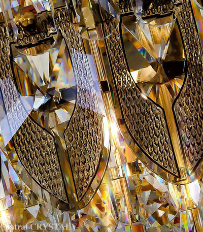 Extra Large Multi - tiered Empire Crystal Chandelier for Big Hallway/Foyer/Staircase - cyranlamps