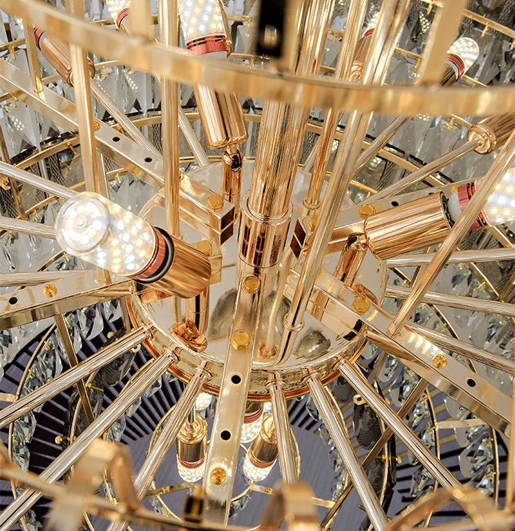 Extra Large Multi - tiered Empire Crystal Chandelier for Big Hallway/Foyer/Staircase - cyranlamps