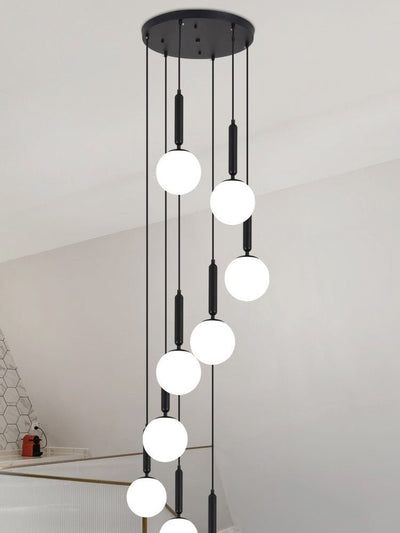 Extra Large Nordic Minimalist Long Pendant Light for Spiral Staircase/High - ceiling Room - cyranlamps