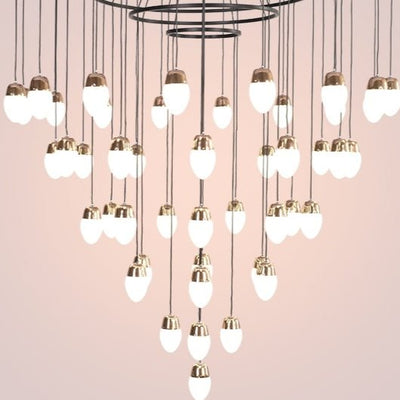 Extra Large Post - Modern Multi - tier Chandelier for High - ceiling Room/Stairs - cyranlamps