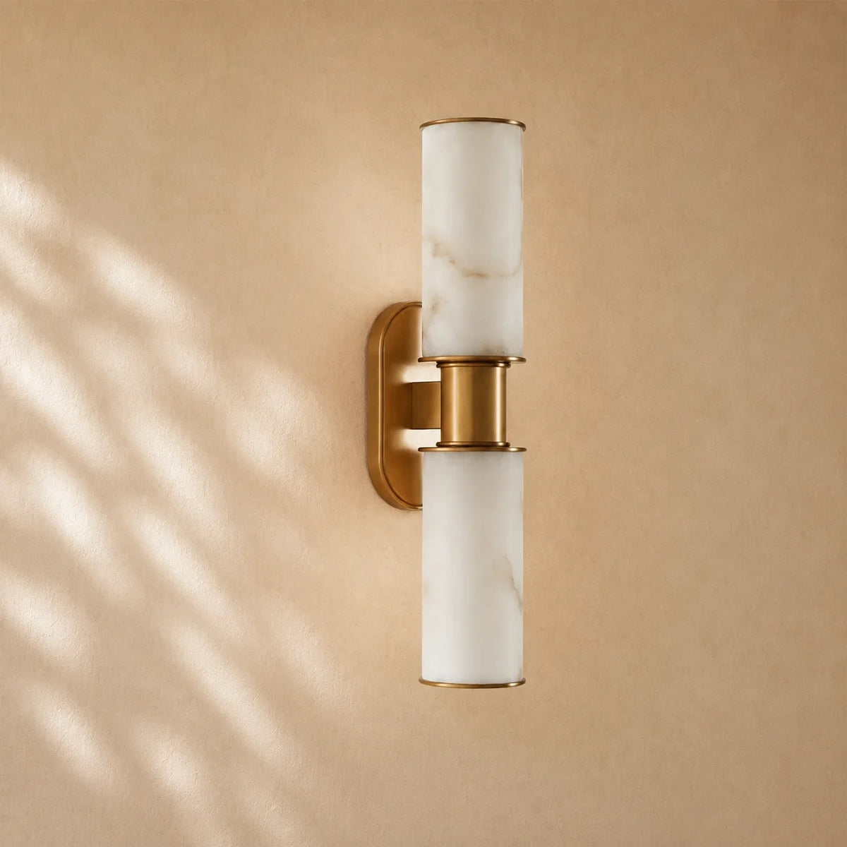 Harlin 2-Light Wall Sconce in Alabaster