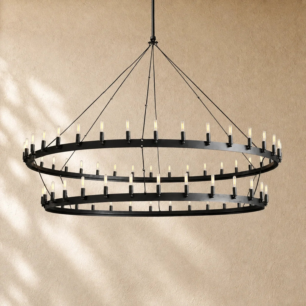 Caminon Vintage 2-Tier Round Chandelier