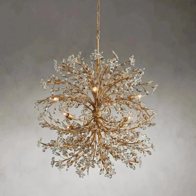 Fiore 8 - Light Round Chandelier - cyranlamps