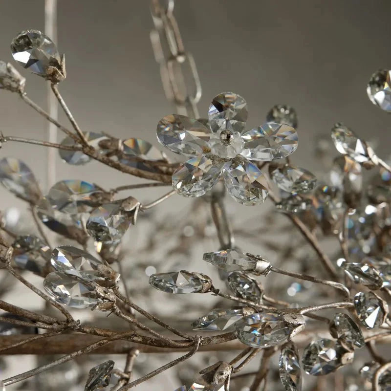 Fiore Crown Chandelier 39" 48" 60" - cyranlamps
