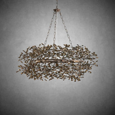 Fiore Crown Chandelier 39" 48" 60" - cyranlamps