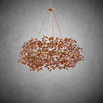 Fiore Crown Chandelier 39" 48" 60" - cyranlamps
