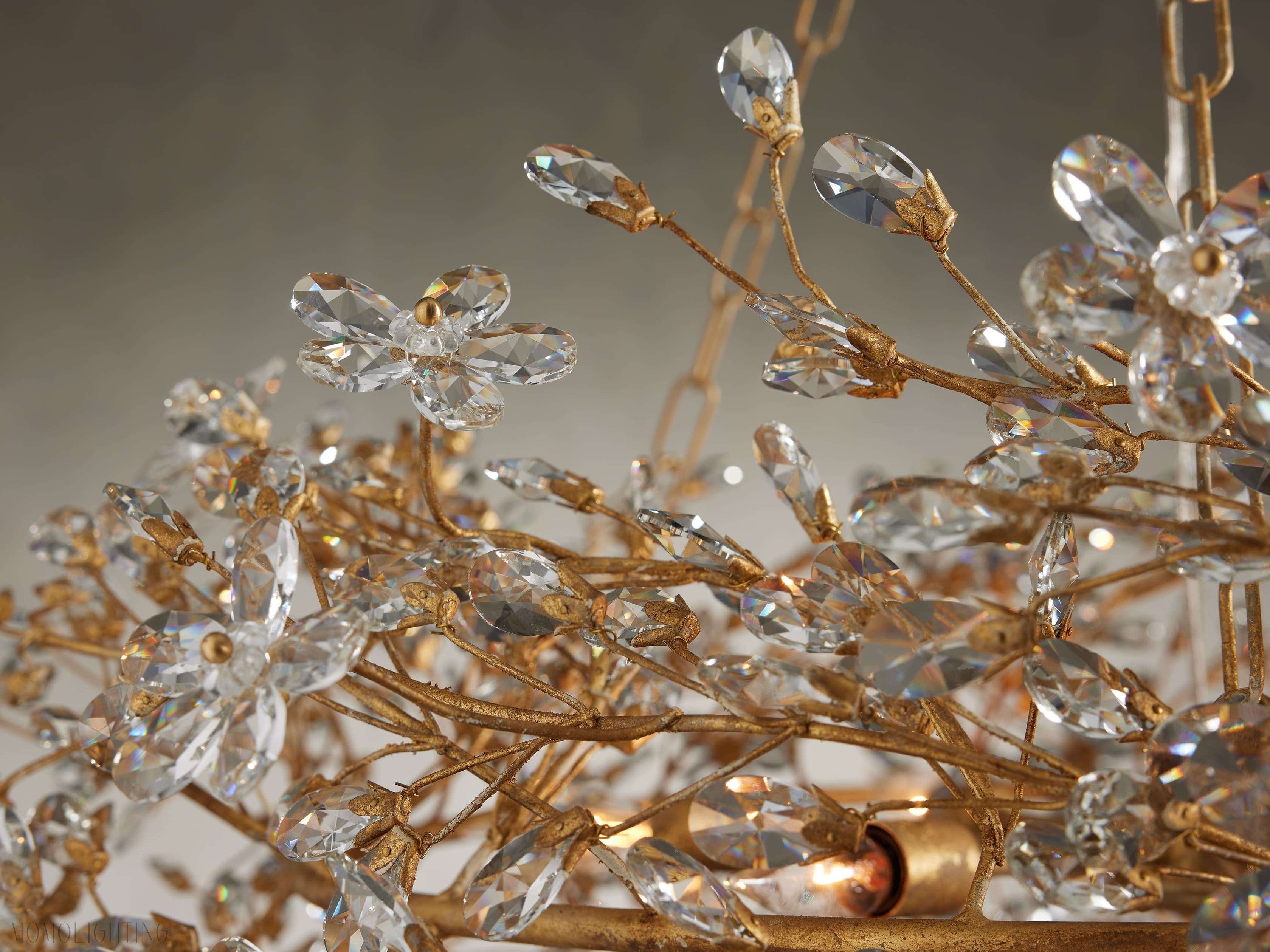 Fiore Crown Chandelier - Cyran Lamps