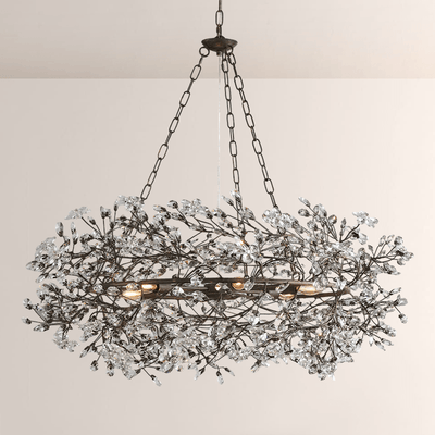 Fiore Crown Chandelier - Cyran Lamps