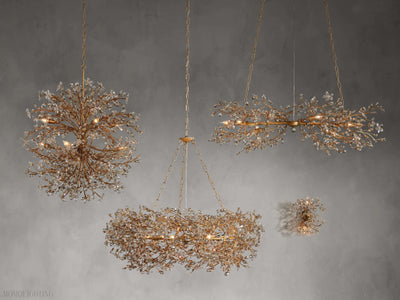 Fiore Crown Chandelier - Cyran Lamps
