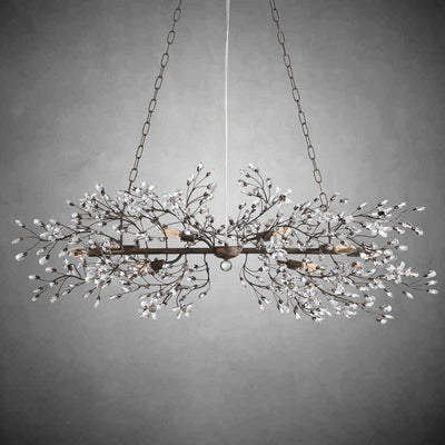Fiore Linear Chandelier 43" 51" 68"W - cyranlamps