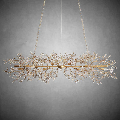 Fiore Linear Chandelier 43" 51" 68"W - cyranlamps