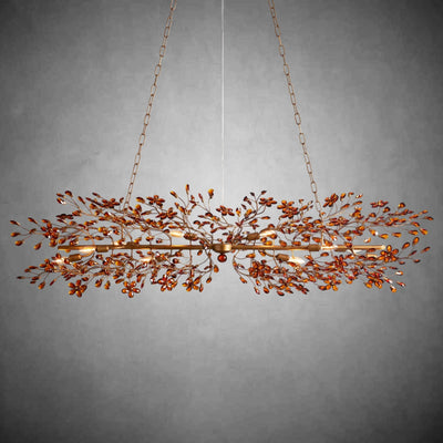Fiore Linear Chandelier 43" 51" 68"W - cyranlamps