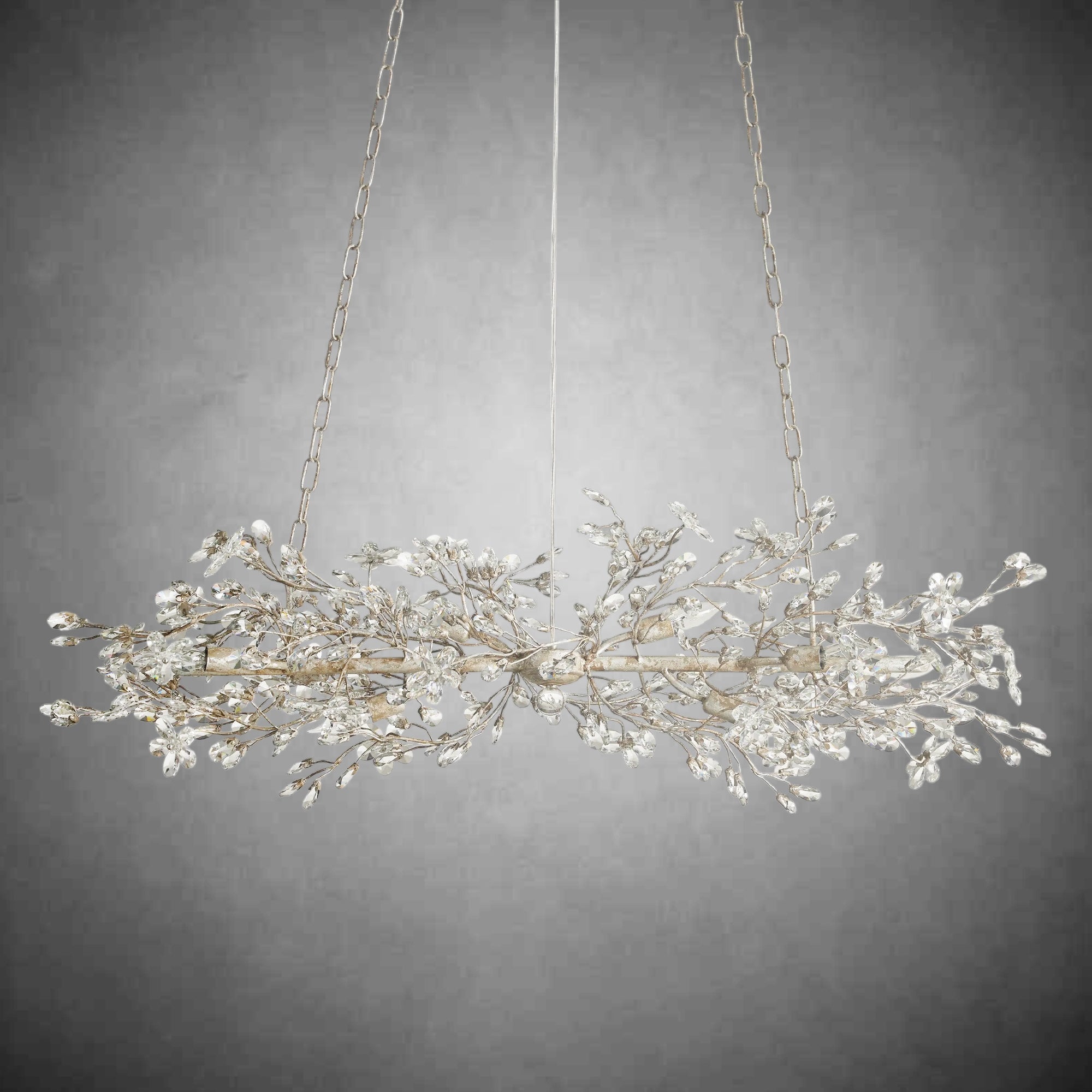 Fiore Linear Chandelier 43" 51" 68"W - cyranlamps
