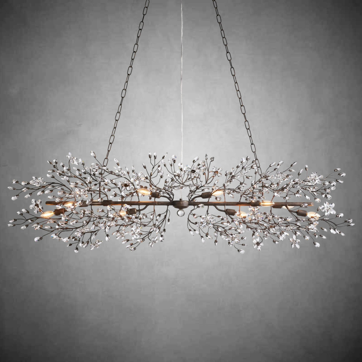Fiore Linear Chandelier 43" 51" 68"W - cyranlighting