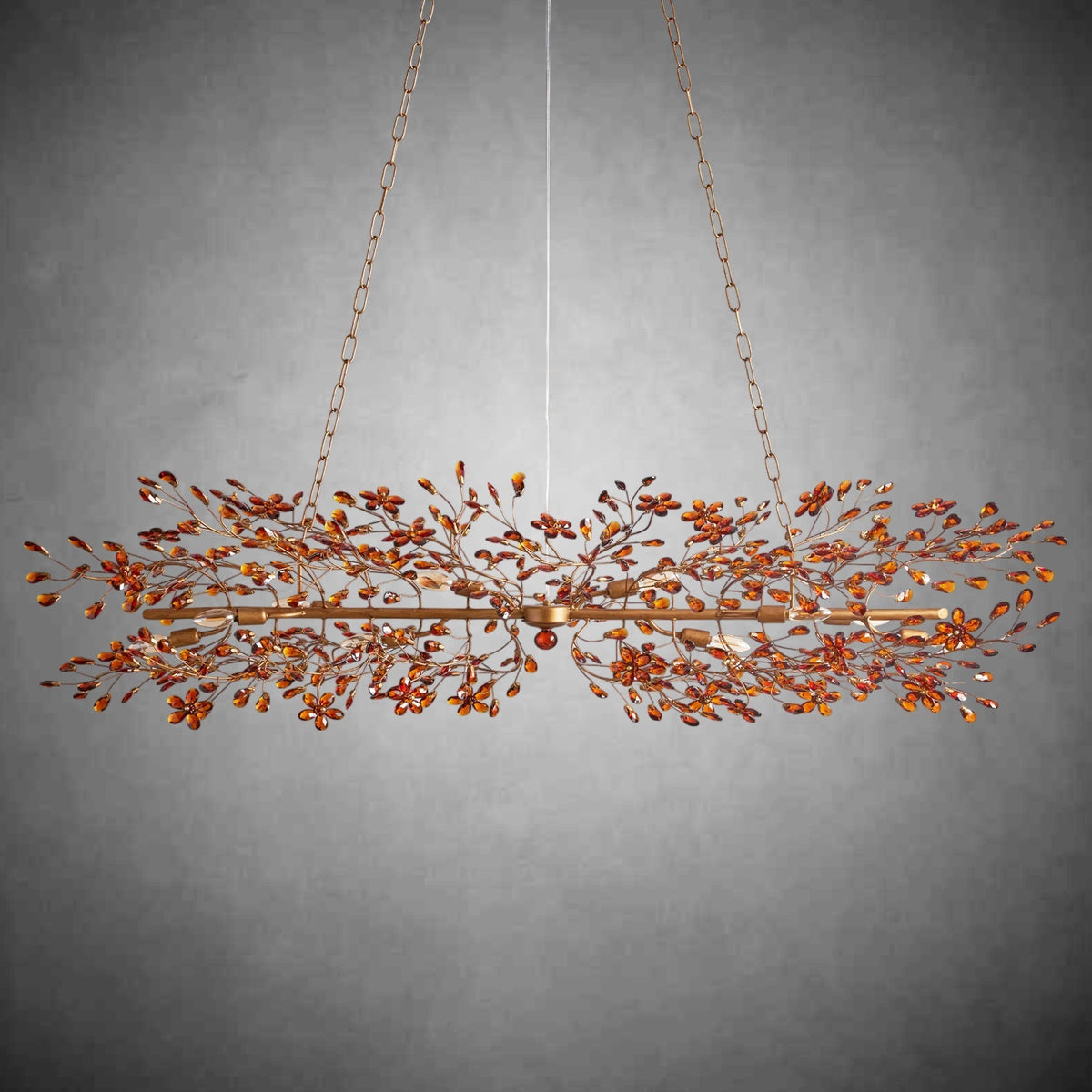 Fiore Linear Chandelier 43" 51" 68"W - cyranlamps