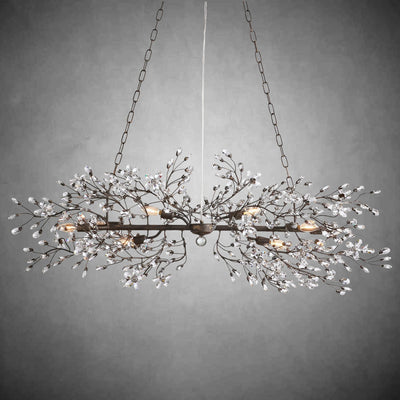 Fiore Linear Chandelier 43" 51" 68"W - cyranlamps