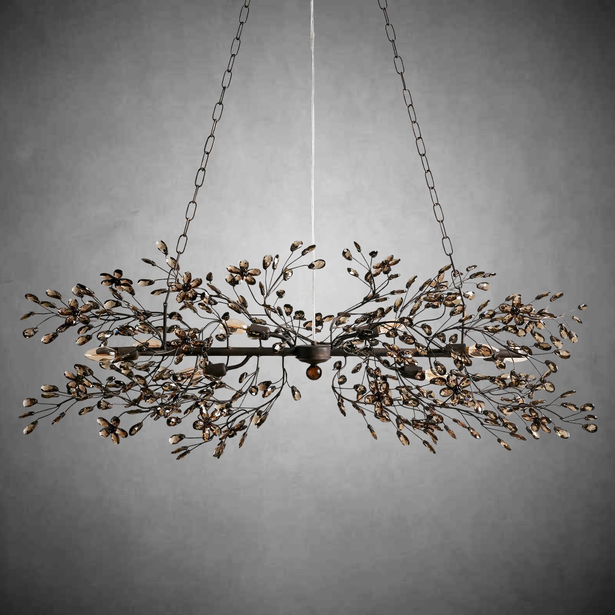 Fiore Linear Chandelier 43" 51" 68"W - cyranlamps