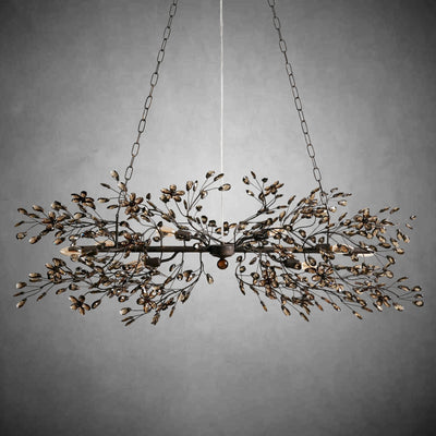 Fiore Linear Chandelier 43" 51" 68"W - cyranlamps