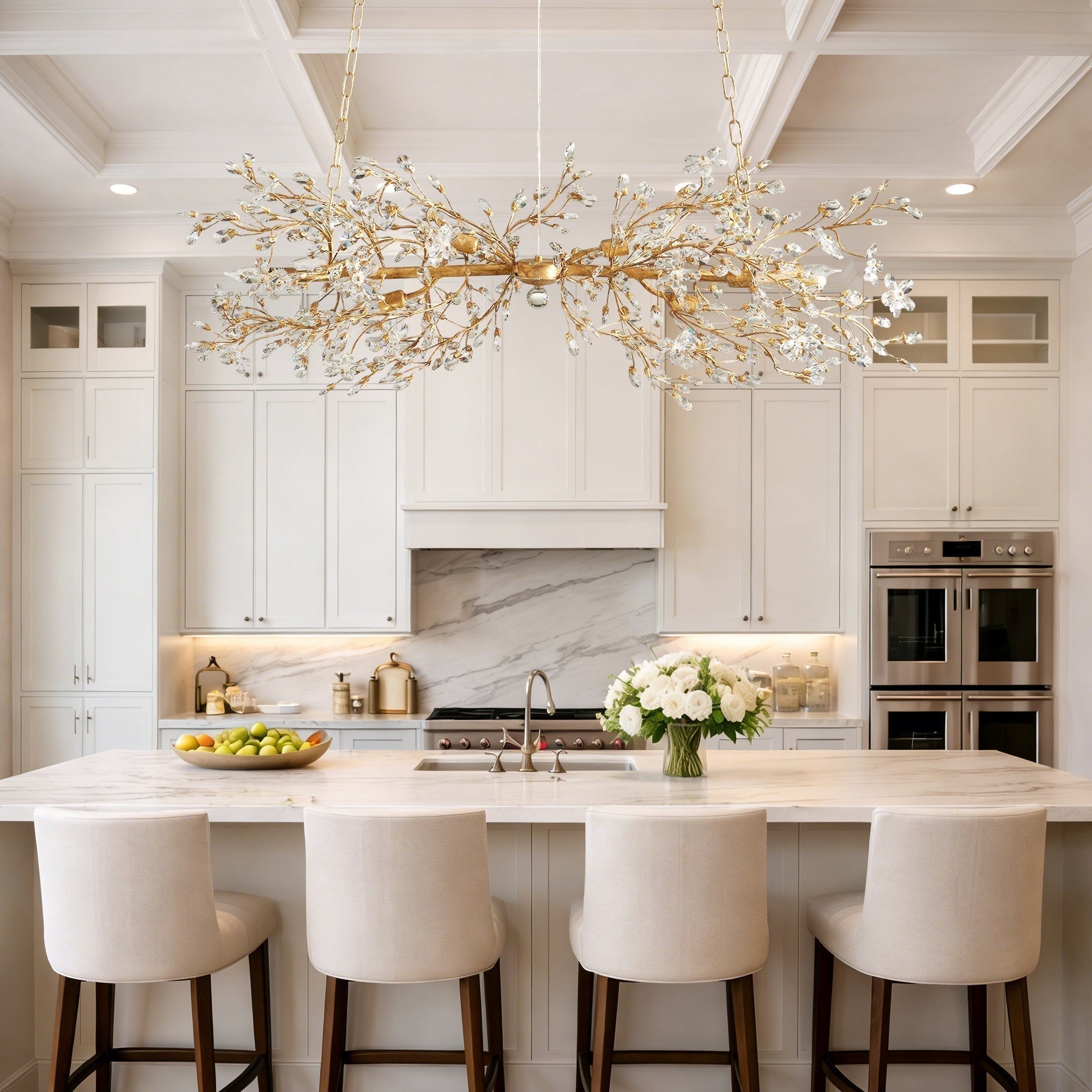 Fiore Linear Chandelier - Cyran Lamps