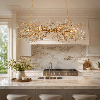 Fiore Linear Chandelier - Cyran Lamps