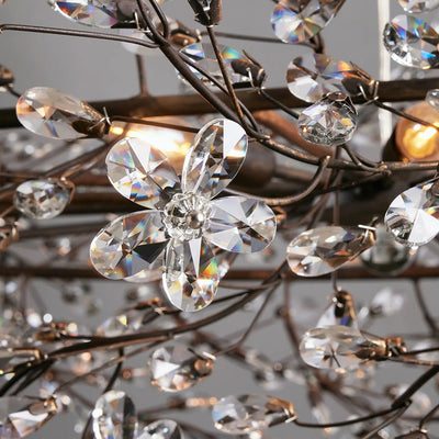 Fiore Oval Chandelier 62'' 74'' - cyranlamps