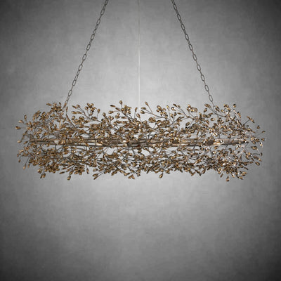 Fiore Oval Chandelier 62'' 74'' - cyranlamps