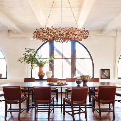 Fiore Oval Chandelier 62'' 74'' - cyranlamps