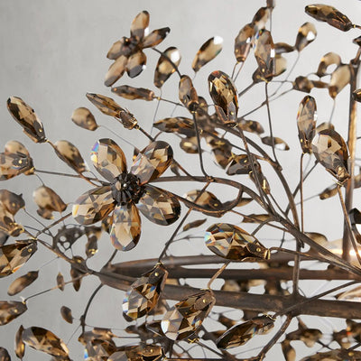 Fiore Oval Chandelier 62'' 74'' - cyranlamps