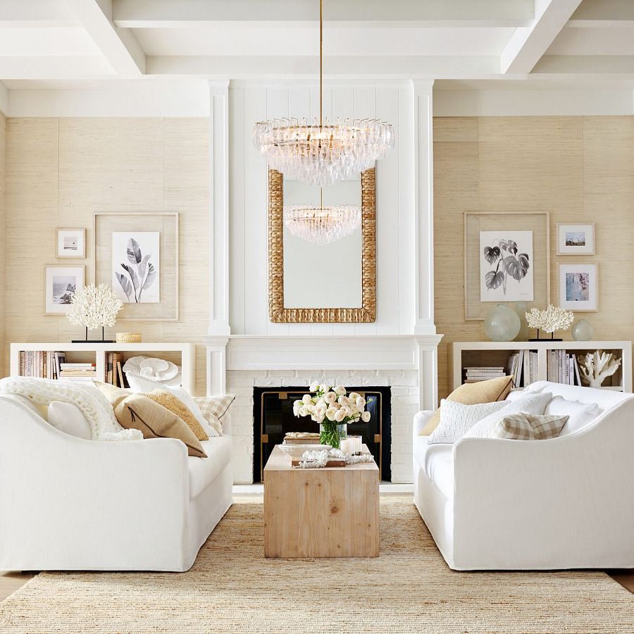 Florence Glass Round Chandelier - Cyran Lamps