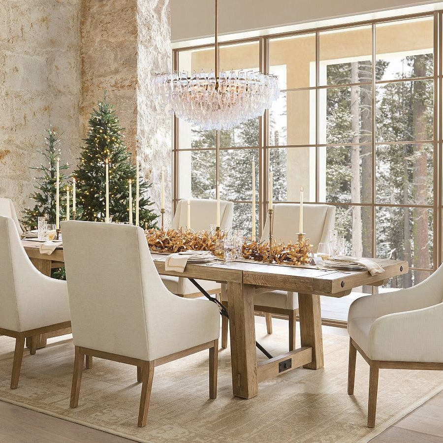 Florence Glass Round Chandelier - Cyran Lamps