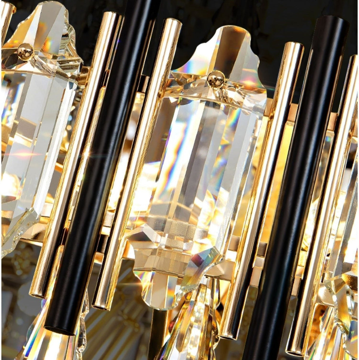 Foyer 3 Layers Extra Large Crystal Chandelier For Living Room Staircase Ceiling Lighting Fixture - cyranlamps