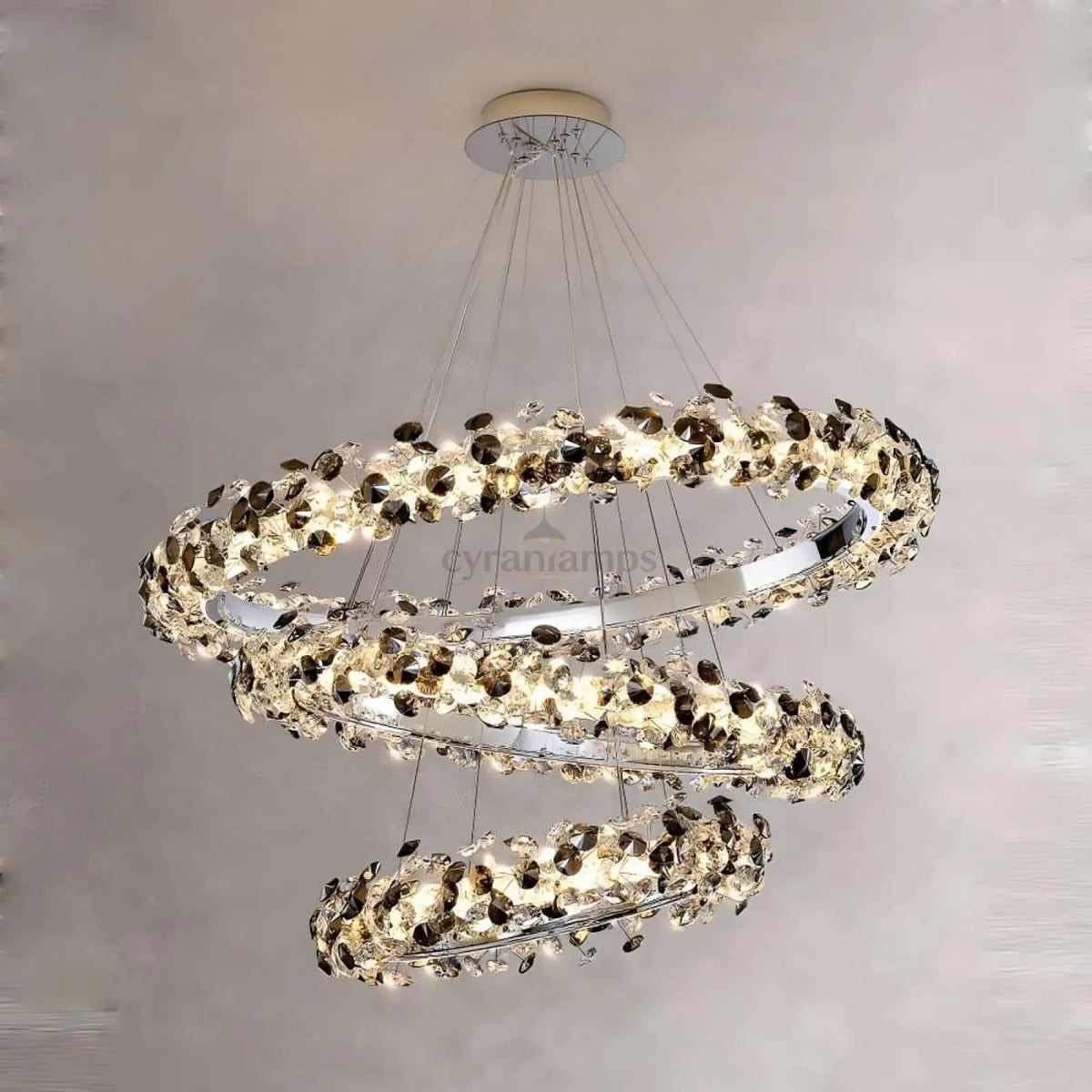 Gardo Crystal Modern Chandelier - cyranlighting