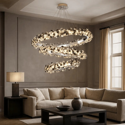 Gardo Crystal Modern Chandelier - cyranlighting