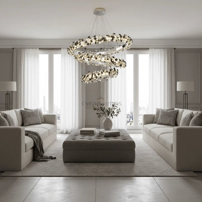 Gardo Crystal Modern Chandelier - cyranlighting