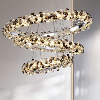 Gardo Crystal Modern Chandelier - cyranlamps