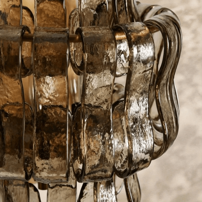 Ghiaccio Glass Wall Sconce 12" - Cyran Lamps