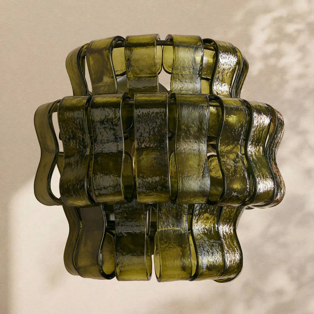Ghiaccio Glass Wall Sconce 12" - Cyran Lamps