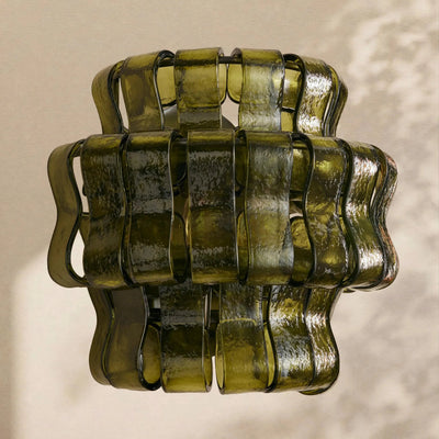 Ghiaccio Glass Wall Sconce 12" - Cyran Lamps