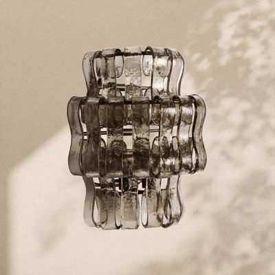 Ghiaccio Glass Wall Sconce 12" - Cyran Lamps