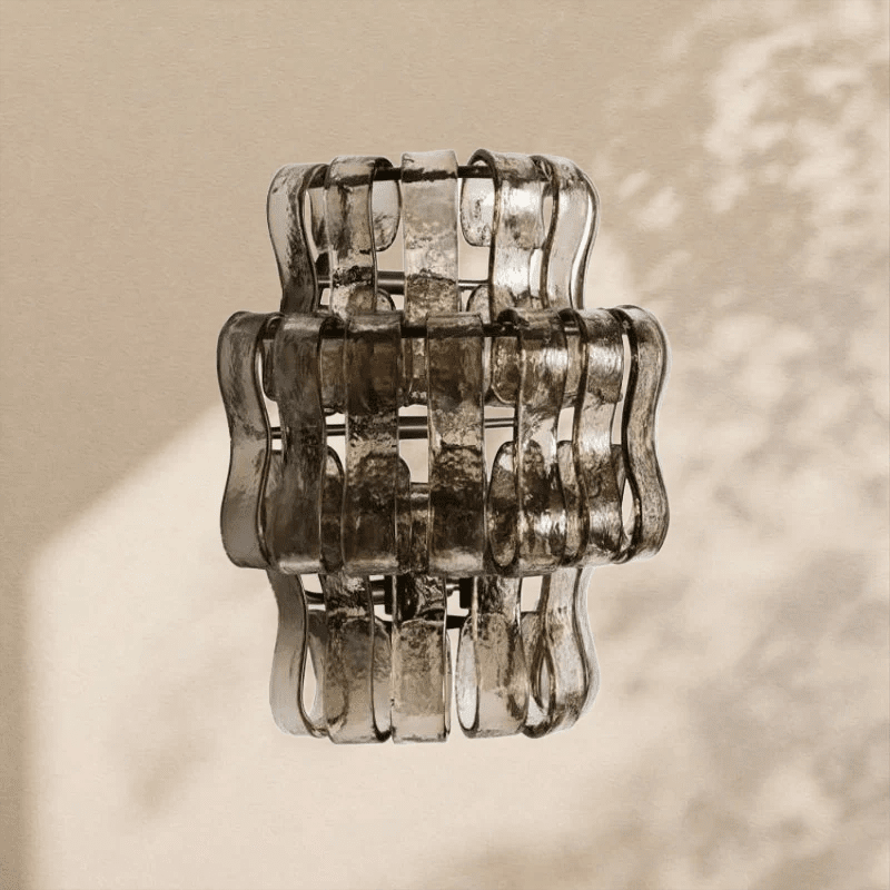 Ghiaccio Glass Wall Sconce 12" - Cyran Lamps