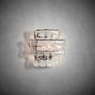 Ghiaccio Glass Wall Sconce - cyranlamps
