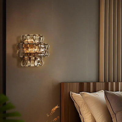 Ghiaccio Glass Wall Sconce - cyranlamps