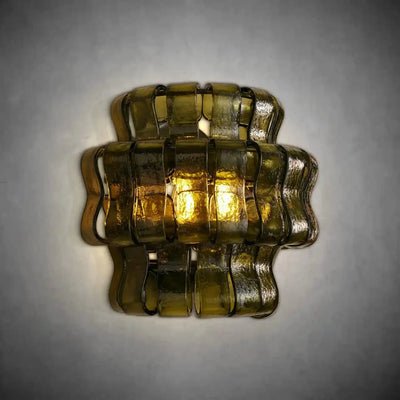 Ghiaccio Glass Wall Sconce - cyranlamps
