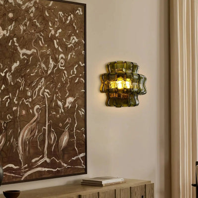 Ghiaccio Glass Wall Sconce - cyranlamps
