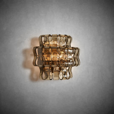 Ghiaccio Glass Wall Sconce - cyranlamps