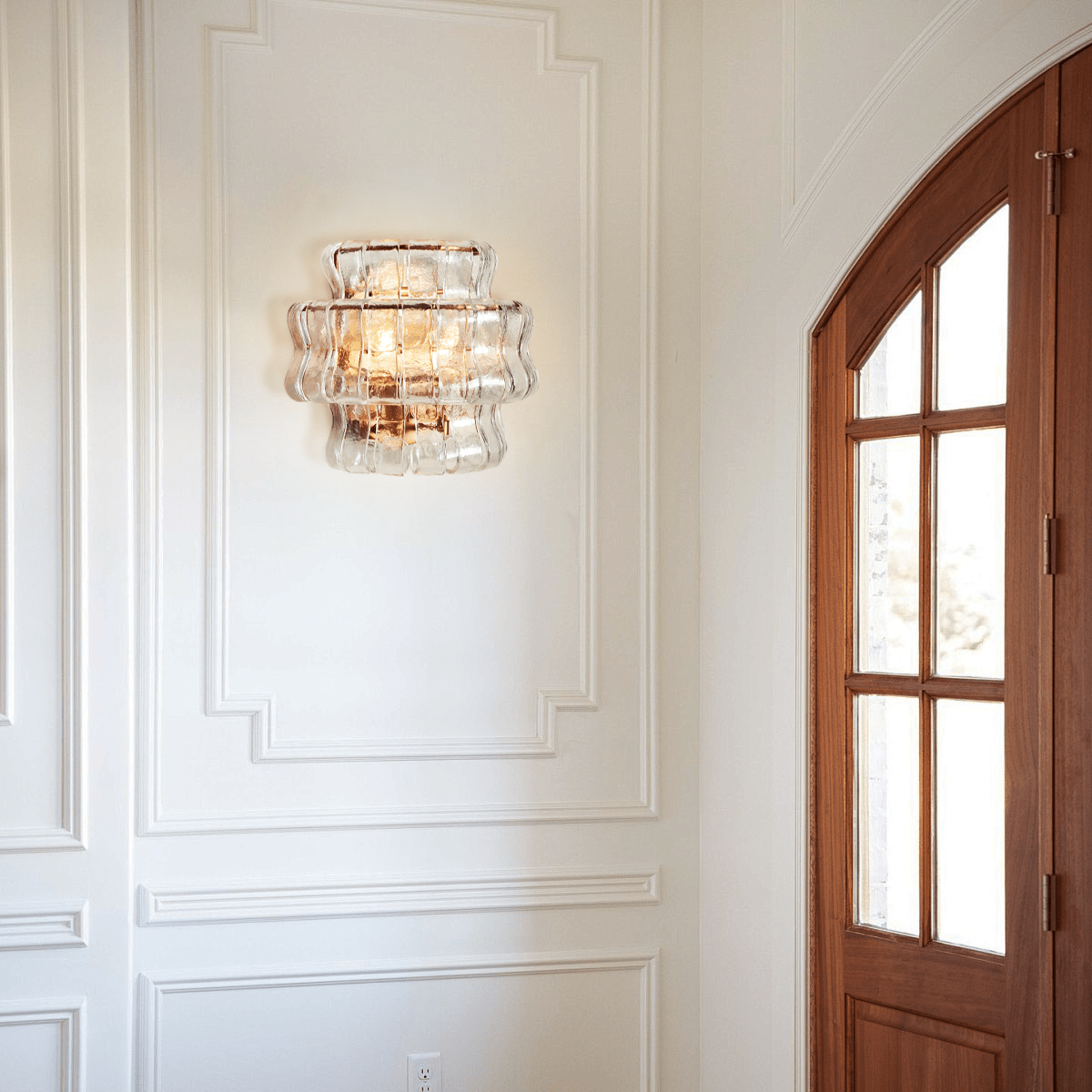 Ghiaccio Glass Wall Sconce - cyranlamps