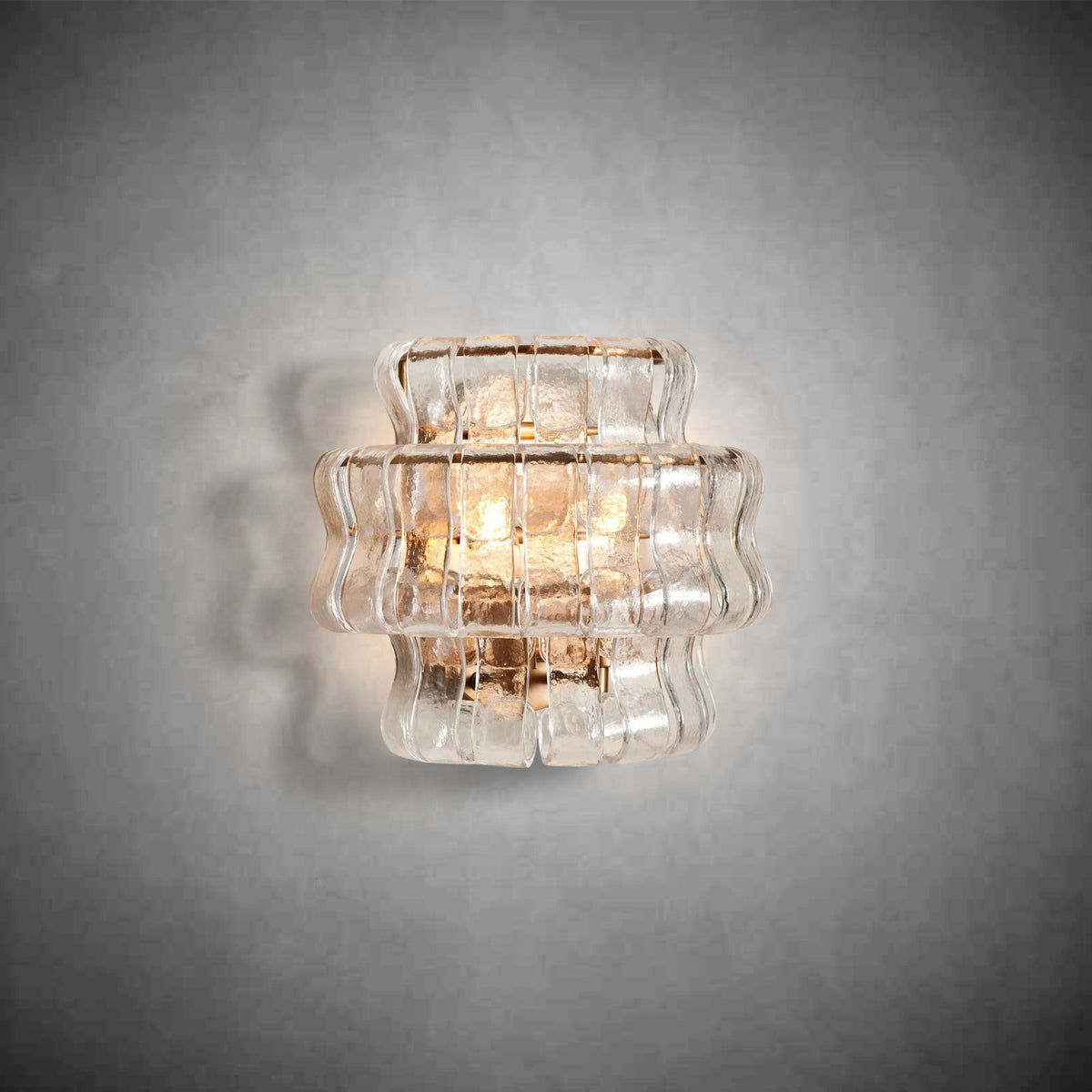 Ghiaccio Glass Wall Sconce - cyranlamps