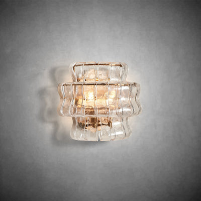 Ghiaccio Glass Wall Sconce - cyranlamps