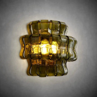 Ghiaccio Glass Wall Sconce - cyranlamps