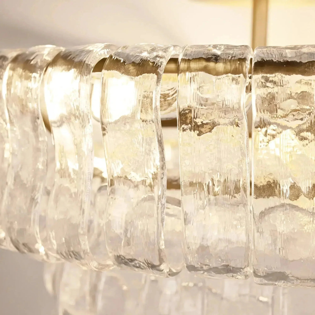Ghiaccio Modern Glass Flushmount - cyranlamps